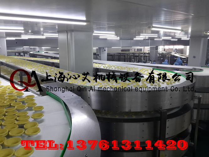 蛋撻生產(chǎn)冷卻輸送線 蛋撻生產(chǎn)冷卻輸送線